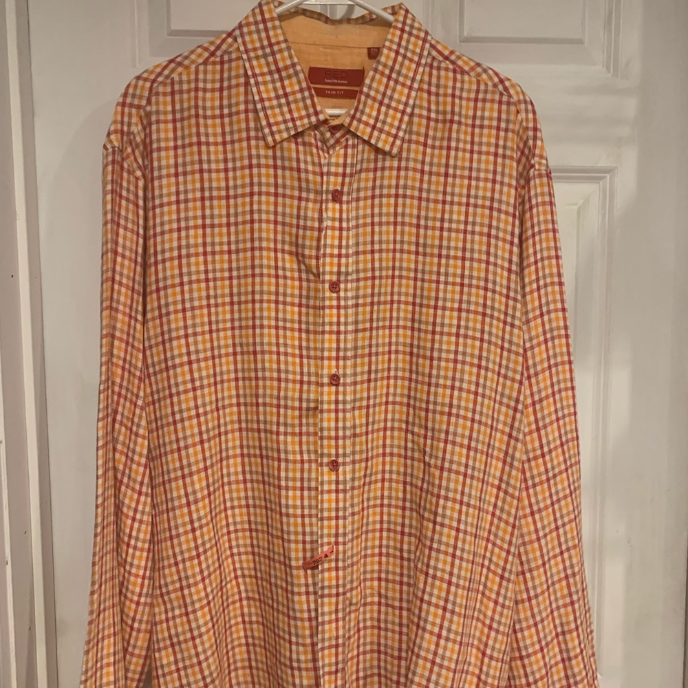 100%Linen Men’s button down. XXL.